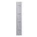 Phoenix PL Series 1 Column 4 Door Personal locker in Grey with Key Locks PL1430GGK