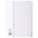 Best Value Exacompta Mylar Printed Indices, A4, 20 Parts (A-Z) - White