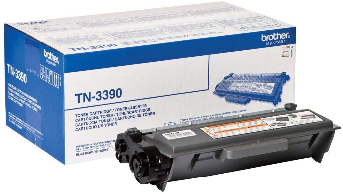 Best Value Brother TN-3390 Toner Cartridge, Super High Yield, Black, Brother Genuine Supplies