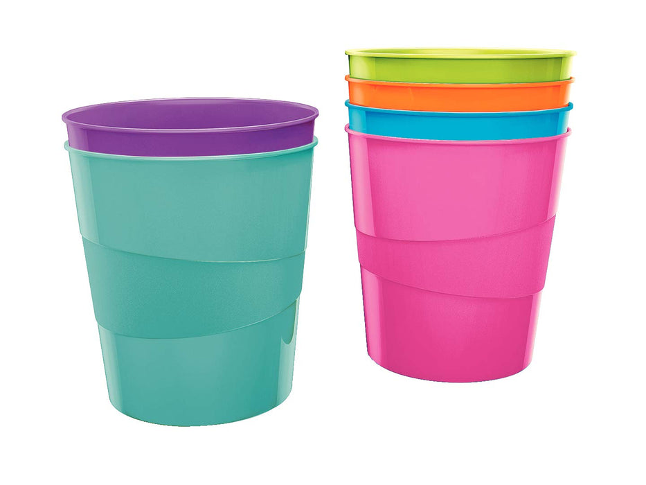 Best Value Leitz 15 Litre Waste Bin, Plastic, Wow Range, Metallic Blue