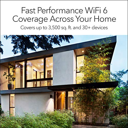 NETGEAR Orbi RBK352 - Wi-Fi system (router, extender) - up to 2,500 sq.ft - mesh - GigE - 802.11a/b/g/n/ac/ax - Dual Band