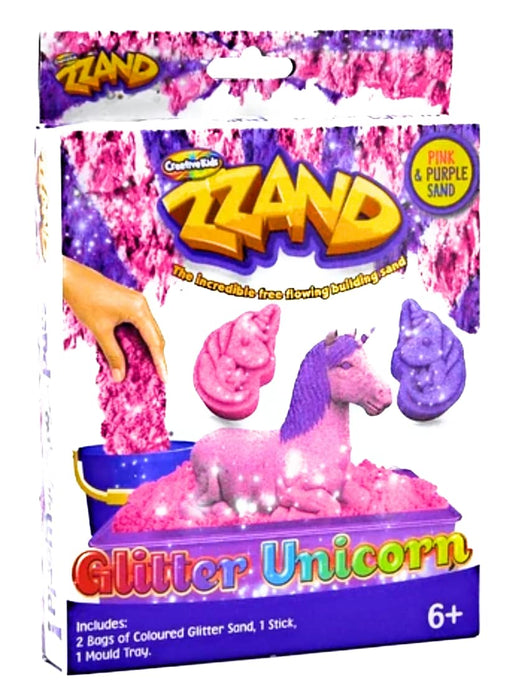 Creating Kids Zzand Kinetic Sand Glitter Unicorn Kit