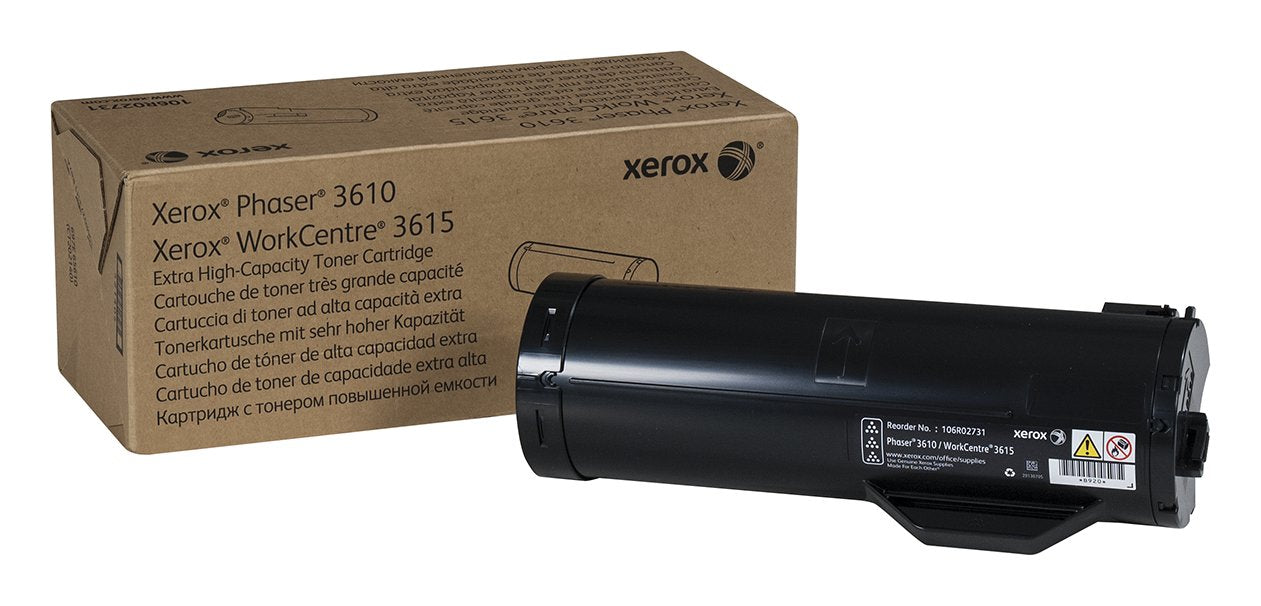 Best Value Xerox Genuine Phaser 3610/Workcentre 3615 Black Extra High Capacity Toner Cartridge (25,300 Pages) - 106R02731