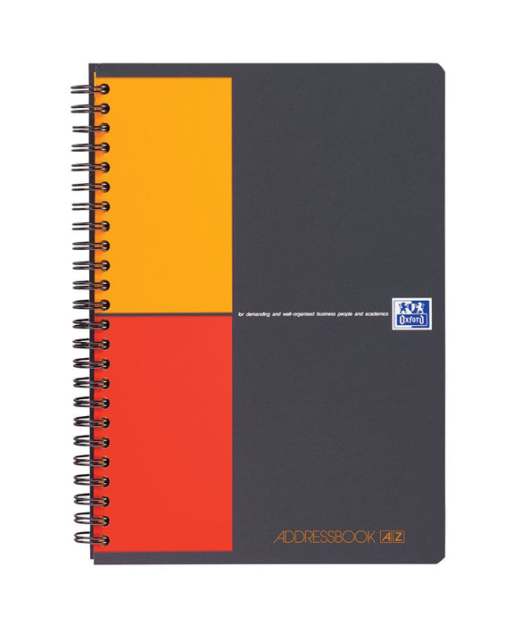 Best Value Oxford International A5 Poly Cover Address Book, Ruled with A-Z Index and Perforated Notebook, 144 Page, 1 Notebook