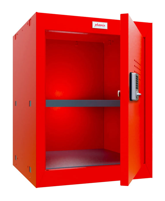 Phoenix CL Series Size 2 Cube Locker in Red with Electronic Lock CL0544RRE