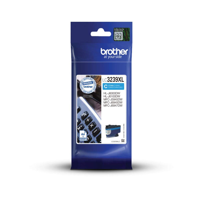 Best Value Brother LC-3239XLC- Inkjet Cartridge, Ultra High Yield, Cyan, Brother Genuine Supplies