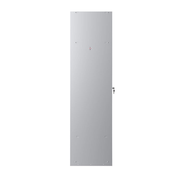 Phoenix PL Series 1 Column 1 Door Personal Locker Grey Body Red Door with Key Lock PL1130GRK