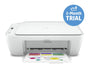 HP Deskjet 2710 All-in-One - Multifunction printer - colour - ink-jet - 216 x 297 mm (original) - A4/Legal (media) - up to 7.5 ppm (printing) - 60 sheets - USB 2.0, Bluetooth, Wi-Fi(n) - white - HP Instant Ink eligible