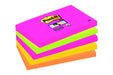 Best Value Post-it 655S-N 76 x 127 mm Super Sticky Notes, Cape Town Colour Collection, 5 Pads (90 Sheets Per Pad)