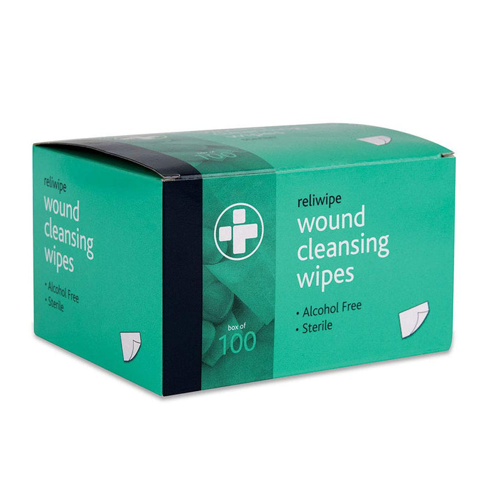 Best Value Reliance Medical Reliwipe Sterile Wound Cleansing Wipes - Pack of 100