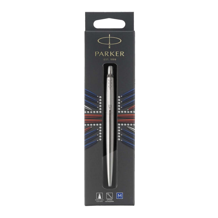 Best Value Parker Jotter Stainless Steel CT Ballpoint Pen - Royal Blue Ink