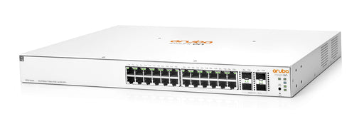 HPE Aruba Instant On 1930 24G Class4 PoE 4SFP/SFP+ 370W Switch - Switch - L3 - Managed - 24 x 10/100/1000 (PoE) + 4 x 1 Gigabit / 10 Gigabit SFP+ - rack-mountable - PoE (370 W)