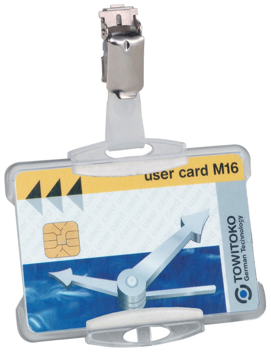 Best Value Durable Security Pass Holder - Clear, Pack of 25