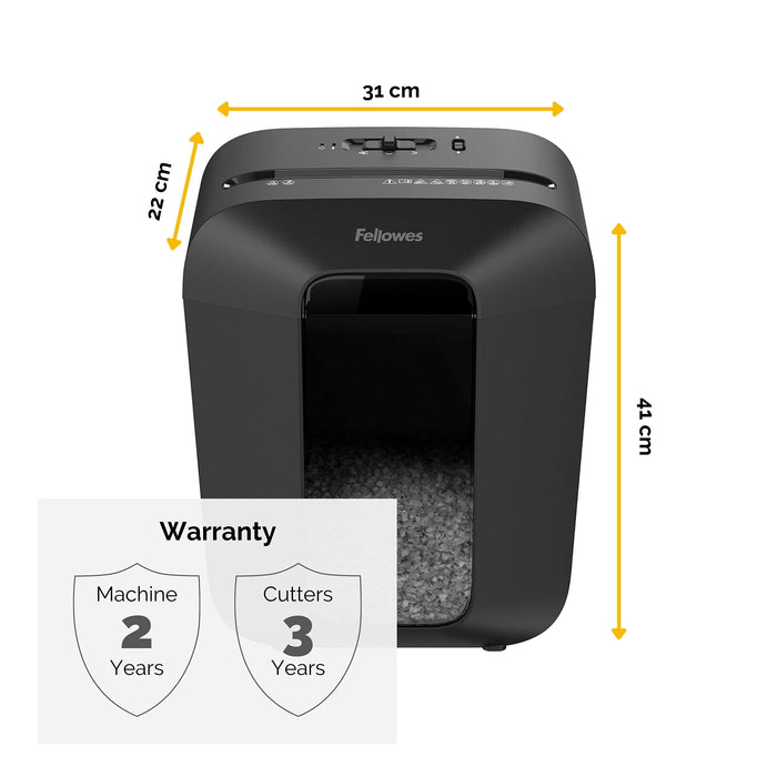 Fellowes Powershred LX41 Mini Cut Shredder 4403101