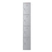 Phoenix PL Series 1 Column 4 Door Personal locker in Grey with Key Locks PL1430GGK