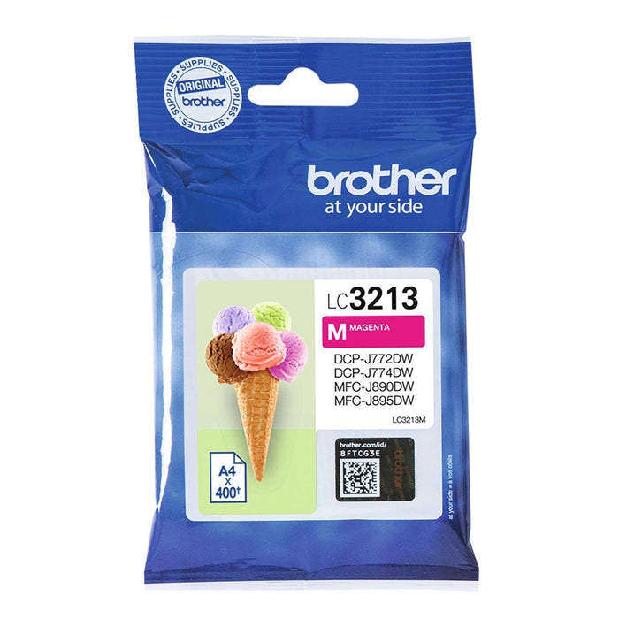 Best Value Brother LC-3213M Inkjet Cartridge, High Yield, Magenta, Brother Genuine Supplies