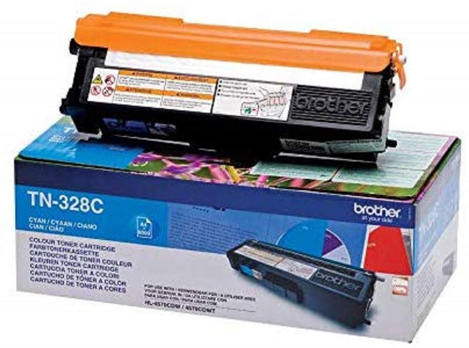 Best Value Brother TN-328C Toner Cartridge, Super High Yield, Cyan, Brother Genuine Supplies