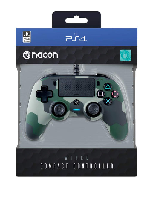 Nacon Wired Compact Controller Camo Green PS4