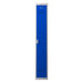 Phoenix PL Series 1 Column 1 Door Personal Locker Grey Body Blue Door with Electronic Lock PL1130GBE