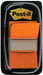 Post-it Index Flags Repositionable 25x43mm 12x50 Tabs Orange (Pack 600) 7000144932
