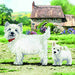 Crystal Art Westie 18 x 18cm Card CCK-A52