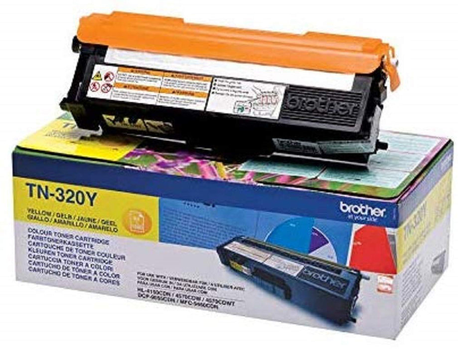 Best Value Brother TN-320Y Toner Cartridge, Standard Yield, Yellow, Brother Genuine Supplies