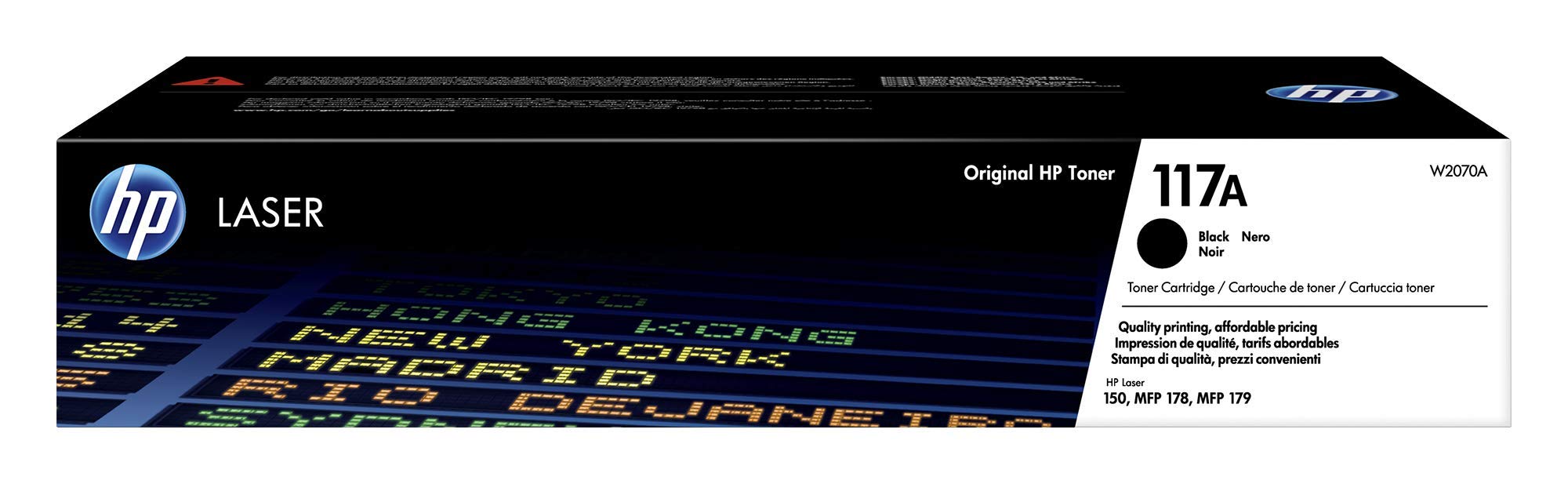 Best Value HP W2070A 117A Original Laser Toner Cartridge, Black, Pack of 1