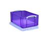 Best Value Really Useful 9 Litre Plastic Storage Box - violet, Standard Packaging