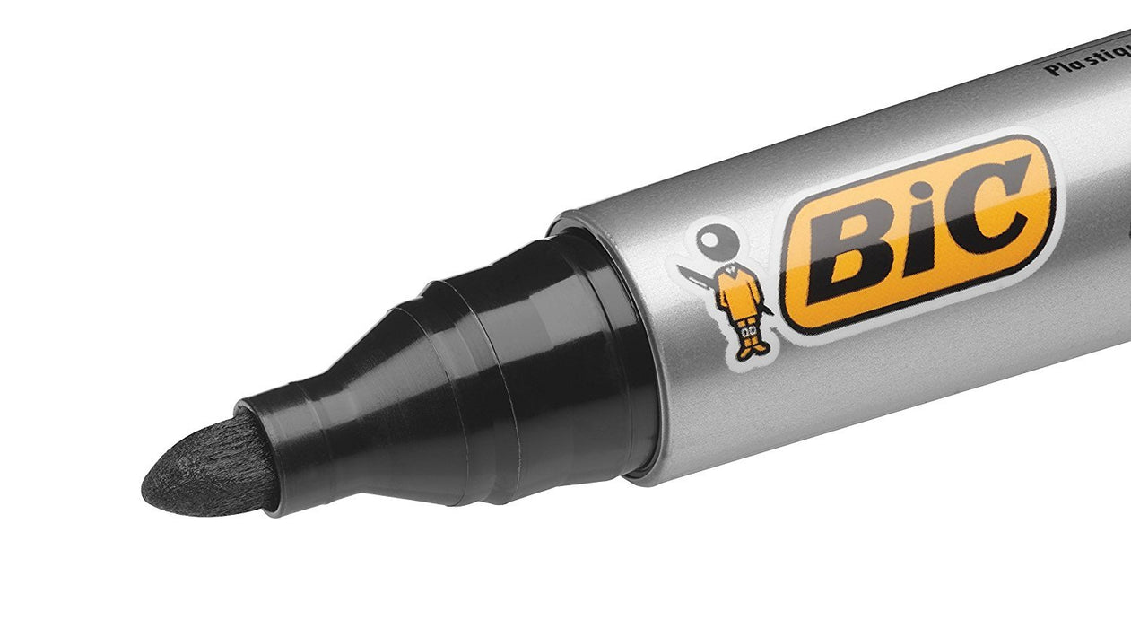 BIC Marking 2000 ECOlutions Permanent Bullet Tip Markers Black