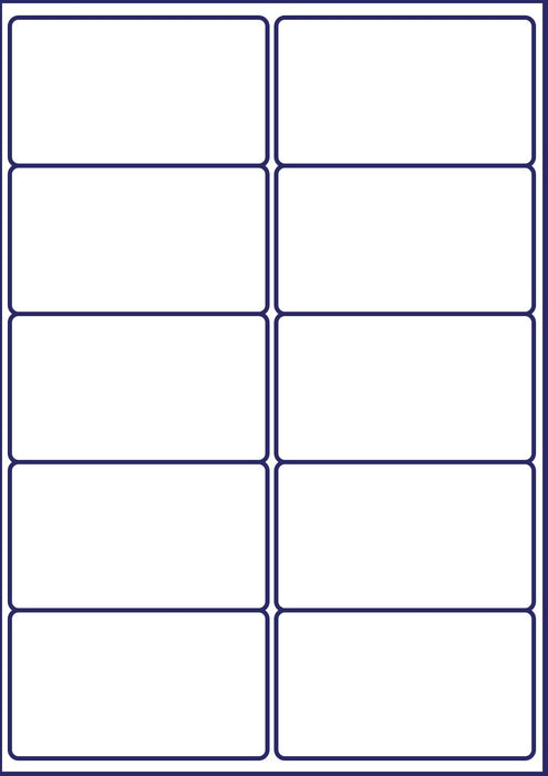 Best Value Avery Self Adhesive Address Mailing Labels, Inkjet Printers, 10 Labels per A4 Sheet, 1000 labels, QuickDRY (J8173) White