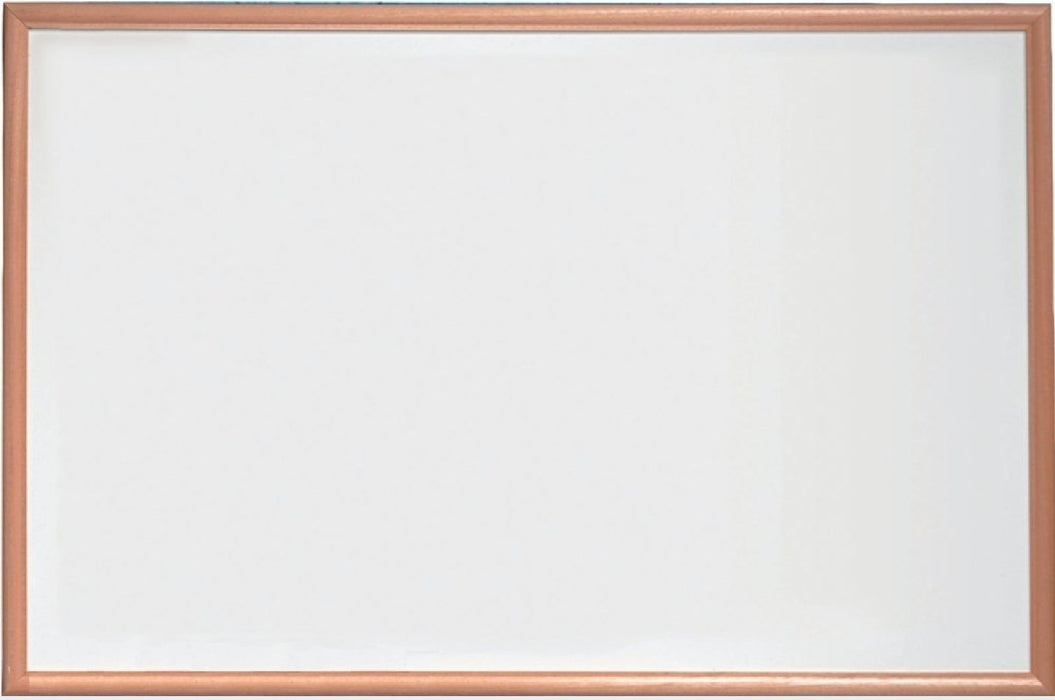 Best Value Nobo Basic Melamine Dry Wipe Whiteboard, Non-Magnetic, 900 x 600 mm, Pine Trim, White, 1905200