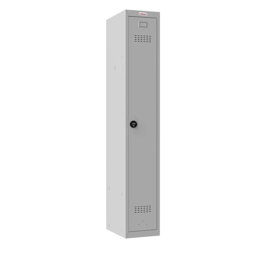 Phoenix PL Series 1 Column 1 Door Personal locker in Grey with Combination Lock PL1130GGC