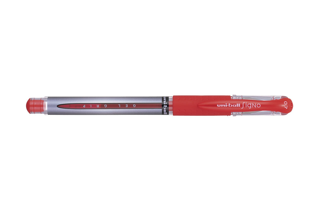 Best Value Uni-Ball 751107000 UM-151S Signo Gel Pens with Gel Grip, Red Gel, 0.7mm Stainless Steel Nib (Pack of 12)