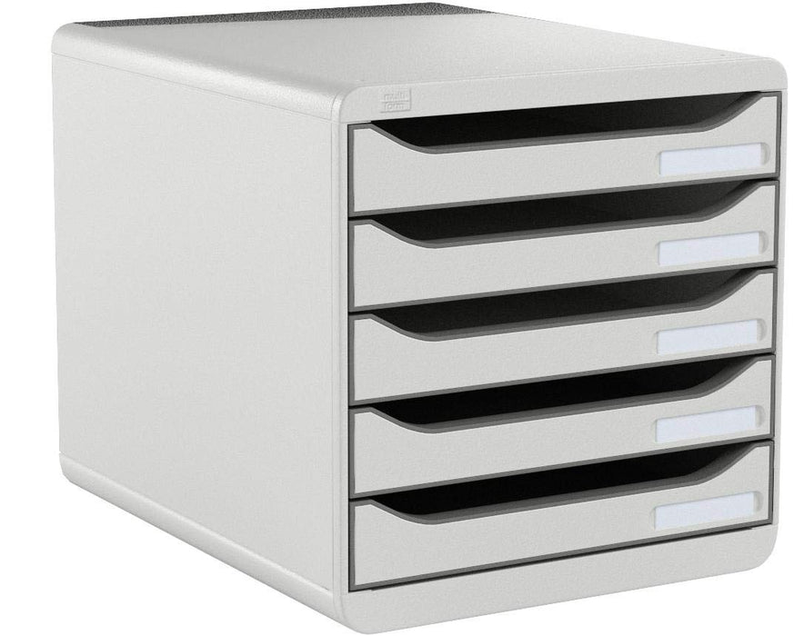 Best Value Exacompta Big-Box Plus Office, 5 Drawers - Light Grey