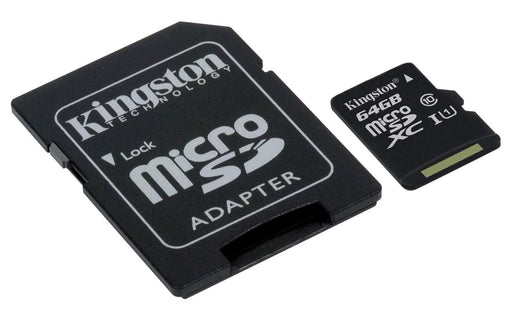 Best Value Kingston Canvas Select (SDCS/64GB) MicroSDClass 10 UHS-I Speeds Up to 80 MB/s Read (SD Adapter Included) - Bring Your HD Videos to Life