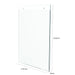 Best Value Deflecto Wall Sign Holder Pre-drilled Portrait A4 Clear Ref 47001,018884