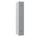 Phoenix PL Series 1 Column 1 Door Personal locker in Grey with Key Lock PL1130GGK