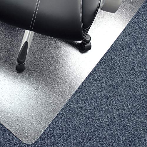 Floortex Floor Protection Mat Cleartex Antimicrobial Phalate Free Vinyl Std Pile Carpets Up To 9mm Pile Height 115x134cm Transparent FCAB1113426EV