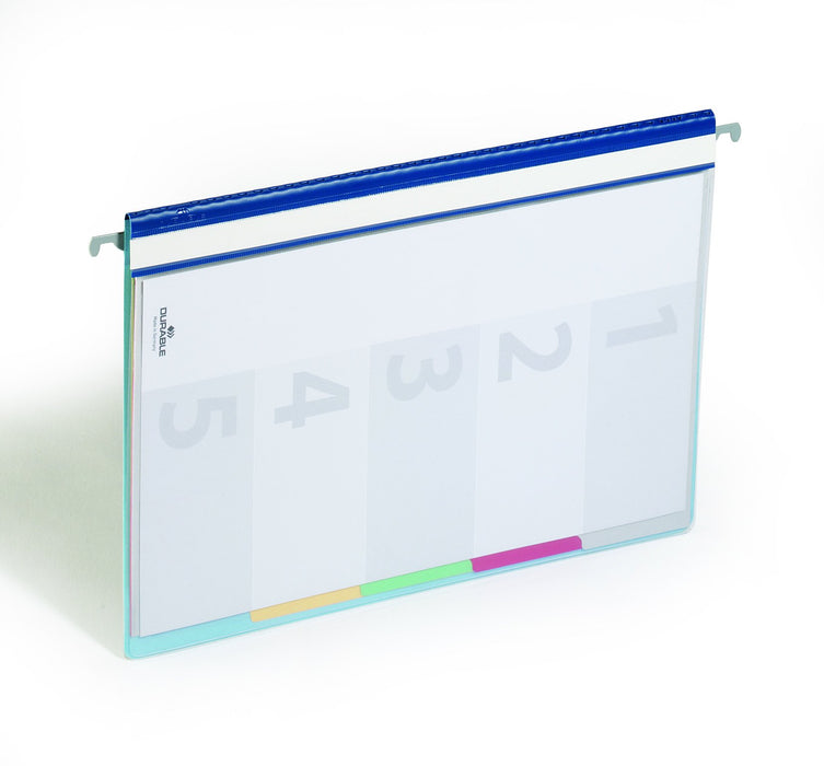 Best Value Durable 255706 Divisoflex Organiser File PVC A4 - Blue