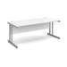 Best Value DAMS Momento 1800 mm Straight Desk-White, Wood, 80x180x72.5 cm