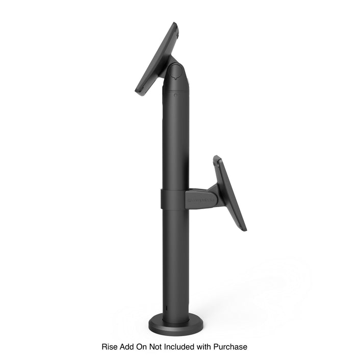 Compulocks Rise VESA Counter Top Kiosk 24" Black - Stand - for tablet - mounting interface: 100 x 100 mm - pole mount