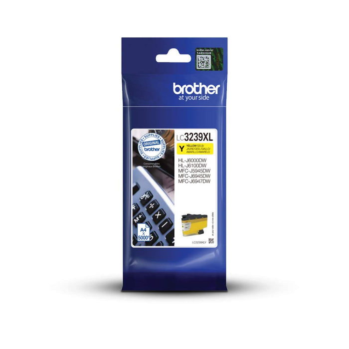 Best Value Brother LC-3239XLY Inkjet Cartridge, Ultra High Yield, Yellow, Brother Genuine Supplies