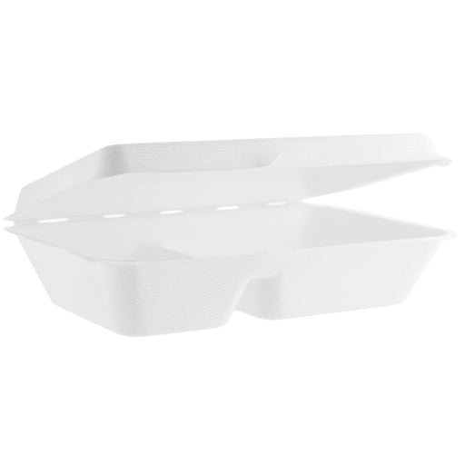 Vegware Bagasse Takeaway Box 9X6 P50