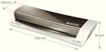 Best Value Leitz 73681089 iLam A4 Laminator, Ideal for Home Office - Metallic Dark Grey