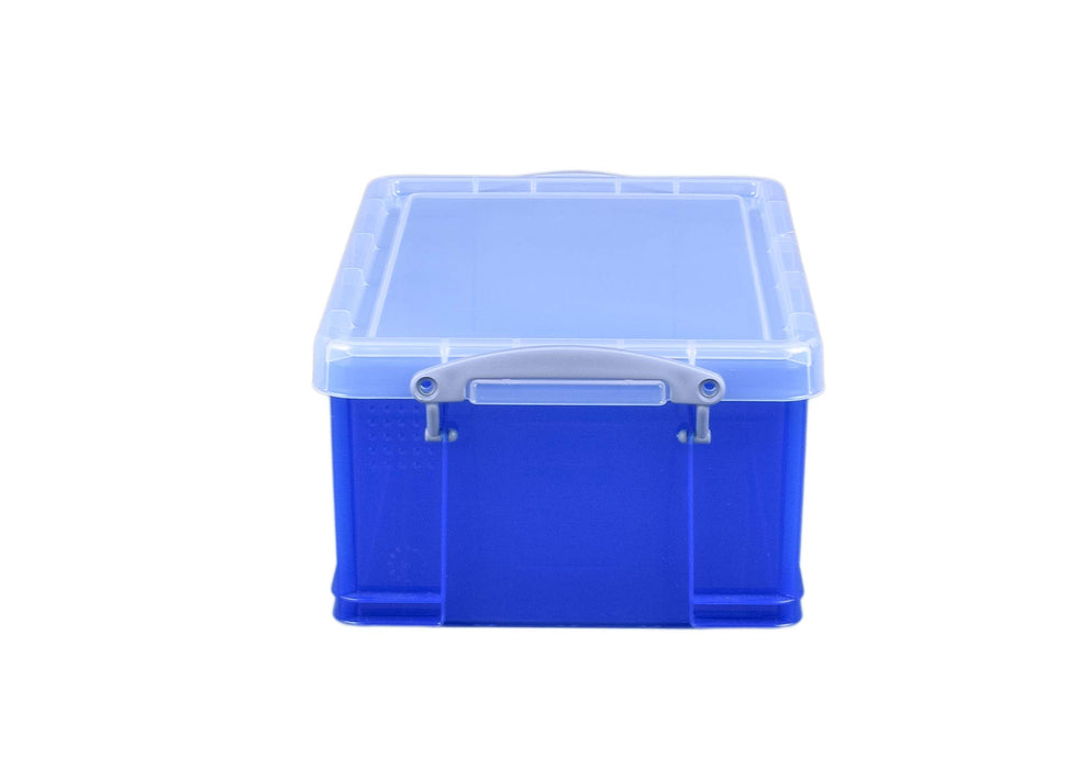 Best Value Really Useful 9 Litre Plastic Storage Box - LightBlue, Standard Packaging