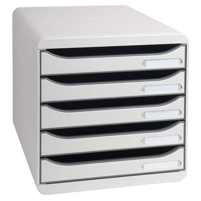 Best Value Exacompta Big-Box Plus Office, 5 Drawers - Light Grey