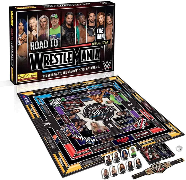 Rachel Lowe Games & Puzzles WWE Road to Wrestlemania Board Game //Z04161020