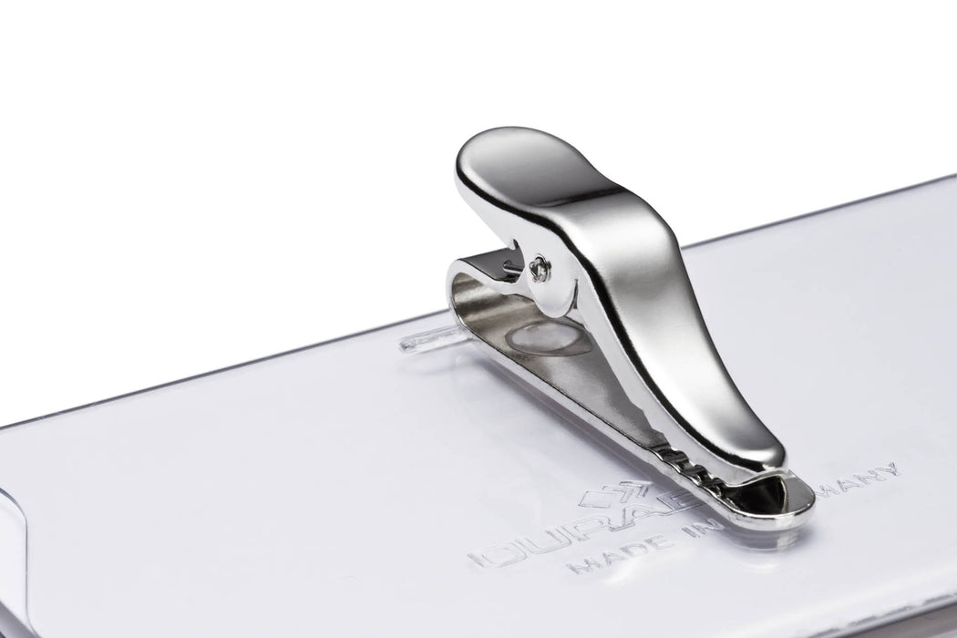 Best Value Durable Name Badges with Crocodile Clip 54x90mm Ref 8111 (Pack of 25)