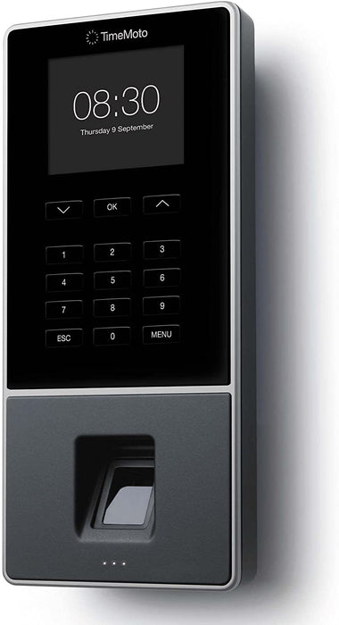 TimeMoto TM-626 - Clocking in system with fingerprint and RFID reader