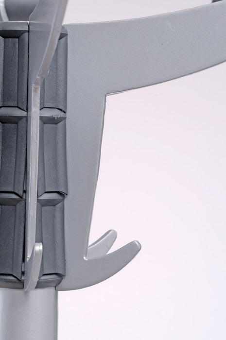 Best Value Alba Sevilla Hat and Coat Stand Tubular Steel with Umbrella Holder 4 Hooks 6 Pegs H1750mm Ref PMSEV